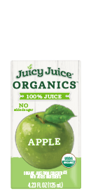 Juicy Juice Organics Apple Juice 100% Organic Apple Juice, 8 ct / 4.23 fl  oz - Fry's Food Stores