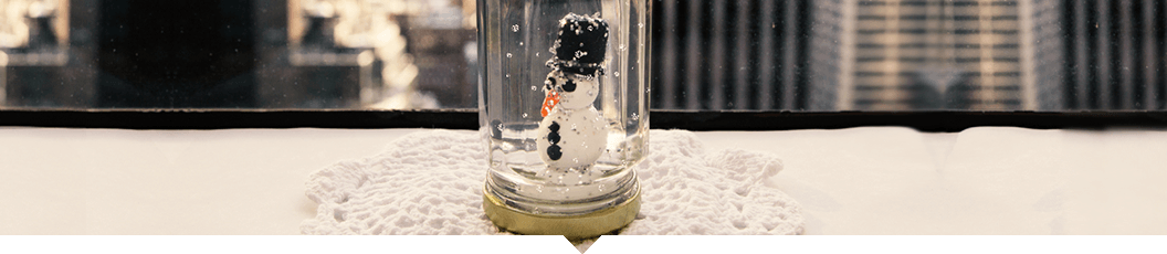 Homemade Snowman Snow Globe