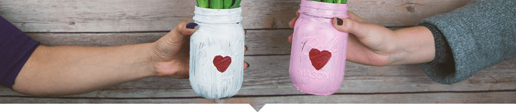 Fingerprint Heart Jar