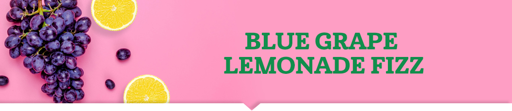 Blue Grape Lemonade Fizz