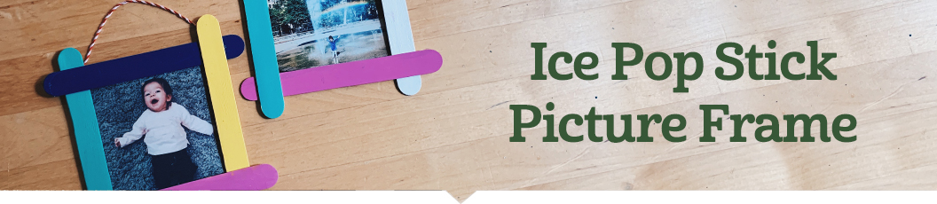 Ice Pop Stick Picture Frame