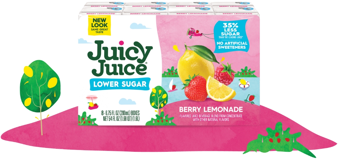 juicy juicy lower sugar berry lemonade